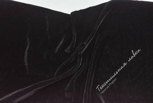 Бархат с мерцанием FZRS-24073-S #Black
