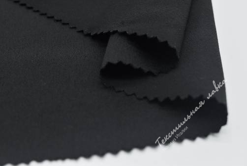 Креп атлас плательный OS-AS 302 #black 2