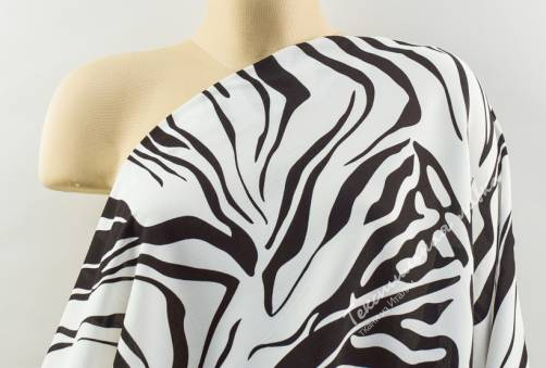 Креп- плательная вискоза D#Zebra #6 CREPE 4
