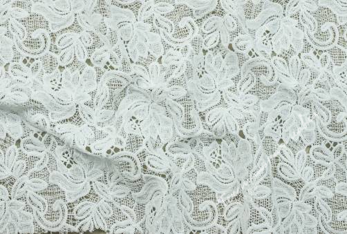 Кружевное полотно JTC-6095#white