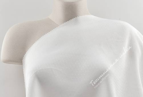 Жаккардовая плательная вискоза SLE2410#WHITE 4