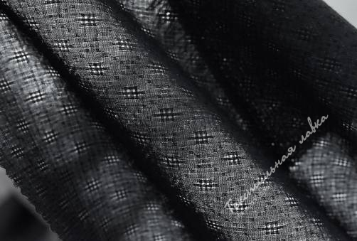 Хлопок мережка N0046-01 #black 4