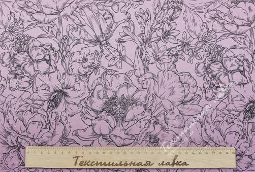 Шелк атласный 16mm SPX D#FLOWERS #10 4