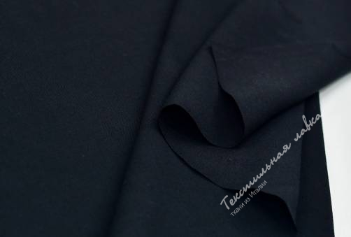 Штапель- плательная, подкладочная ткань JTC-5134 #BLACK 2