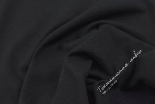Трикотаж кулирка MAJR1165#Black