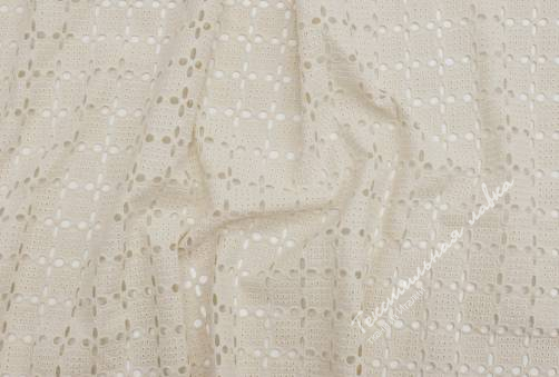 Вышивка на хлопке Emb-3 #beige