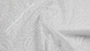 Жаккардовый хлопок с тиснением #White